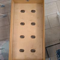 Lettino basso montessoriano con materasso