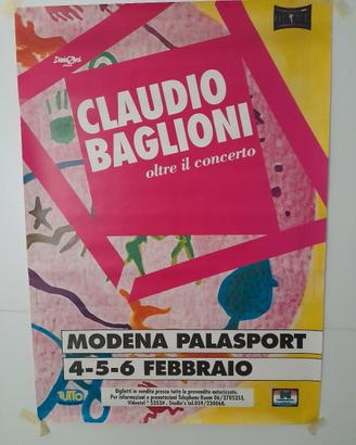 Manifesti concerti Claudio Baglioni