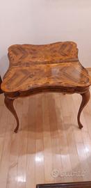 TAVOLO DA GIOCO ANTICO - APERTURA A FAZZOLETTO