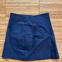 Minigonna Mango blu XS