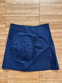 Minigonna Mango blu XS