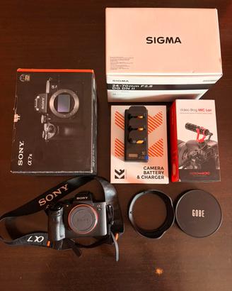 SONY ALPHA 7iii Set up completo