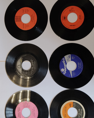 Vinili 45g lotto 6a. Varie