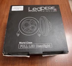 Faro Moto Full LED LedPERF Type 5 + Cornice Cromo