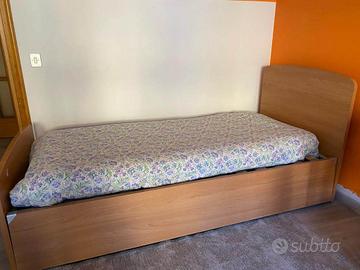 Letto con secondo letto estraibile