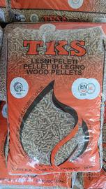 10 Sacchi Pellet TKS Abete Certificato ENplus A1+