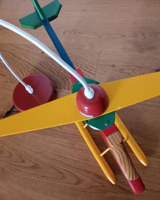 Lampadario legno cameretta bimbo