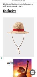 One Piece Luffy Straw Hat Limited Edition Numbered