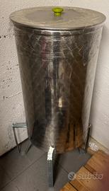 Contenitore inox per vino 100 lt