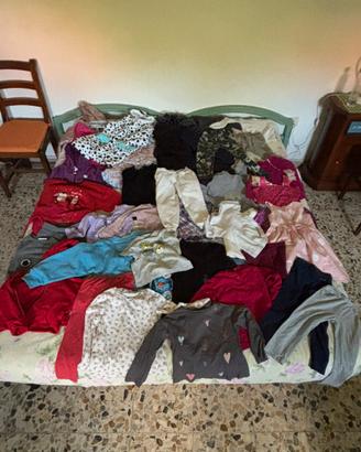 LOTTI ABBIGLIAMENTO BAMBINA 1 e 2 anni