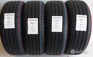4 gomme 215 50 18 pirelli a538