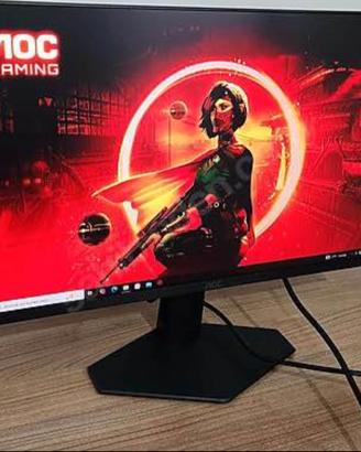 Monitor gaming 310hz 0.3ms Fast IPS HDR AoC