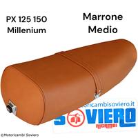 Sella Marrone Medio Vespa PX 125 150 151 Millenium