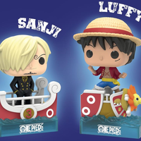 LUFFY + SANJI FUNKO POP KINDER ONE PIECE UOVO