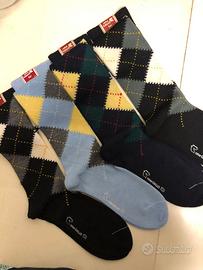 Calze Gallo da uomo a rombi misura 10.5= 40.5/41