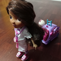 Bambola dott.ssa Peluche e clinica mobile