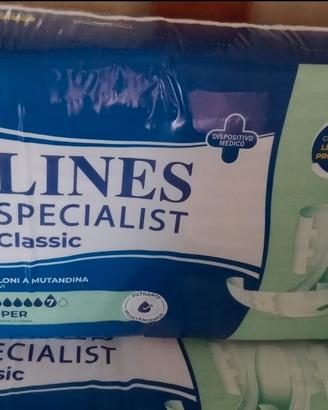 PANNOLONI LINES TAGLIA L (6 CONF.DA 30 PZ)