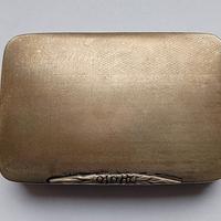 Scatola argento vintage