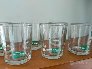 Set bicchieri  pubblicitari Norda acqua Vintage