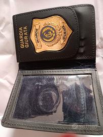 portafoglio guardia giurata 