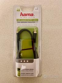 Hama cavo adattatore stereo Jack a 2 RCA, 2mt