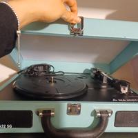 Giradischi majestic azzurro