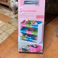 Scaffale per giocattoli