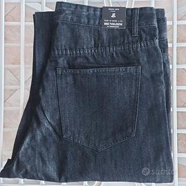 Bruno Leoni – Pantalone Denim  Nero Taglia 50