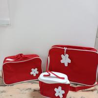 Set Beauty "Bottega Verde" in tela e PVC 3 Misure