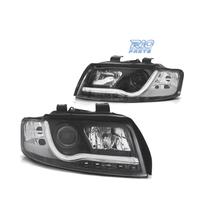 FARI PER AUDI A4 B6 00-04 LUCE DIURNA A TUBO FONDO