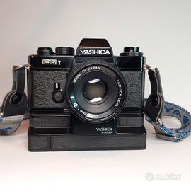 Yashica FR I con obiettivo 50mm e WINDER 