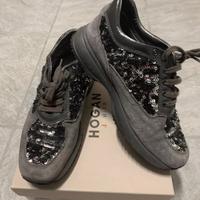 Scarpe Hogan Interactive junior donna grigio