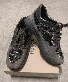 Scarpe Hogan Interactive junior donna grigio