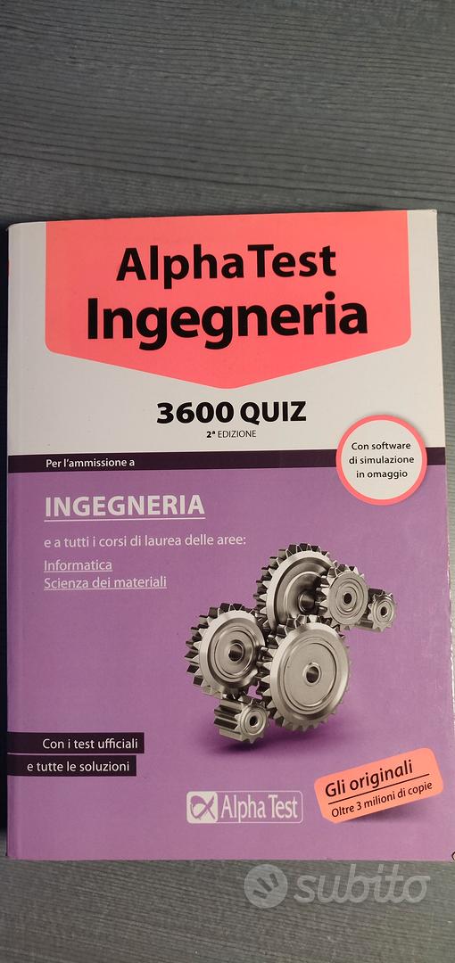 Alpha test ingegneria Quiz