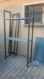 Scaffale metallo montaggio rapido 