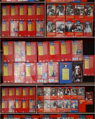 TUTTO TOTÒ LOTTO DI 25 VHS VIDEOCASSETTE ORIG.