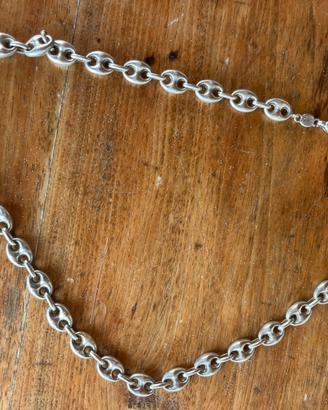 Collana argento marinara uomo