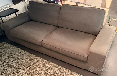Divano IKEA KIVIK 3 posti grigio – sfoderabile