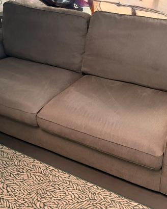 Divano IKEA KIVIK 3 posti grigio – sfoderabile
