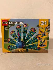 Lego 31157 Creator 3-in-1 pavone esotico