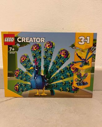 Lego 31157 Creator 3-in-1 pavone esotico