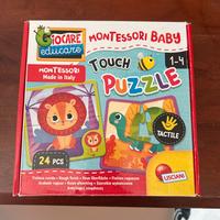 Touch puzzle montessori