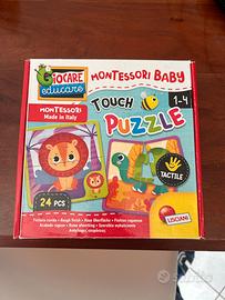 Touch puzzle montessori