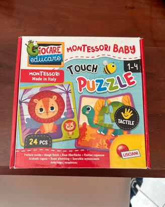 Touch puzzle montessori