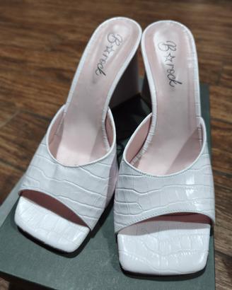 scarpe con tacco  rosa 