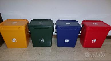 Bidoni plastica per raccolta differenziata – NUOVI