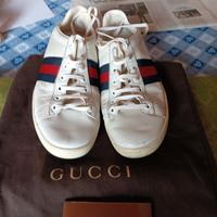 sneakers donna Gucci in pelle tg 37 