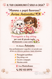 Dog sitting/ Passeggiate per i vostri cagnolini