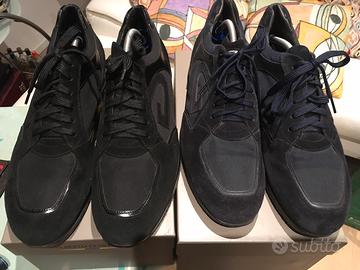 Coppia scarpe Alberto Guardiani nere e blu uomo 44