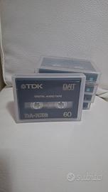 5 cassette audio DAT TDK